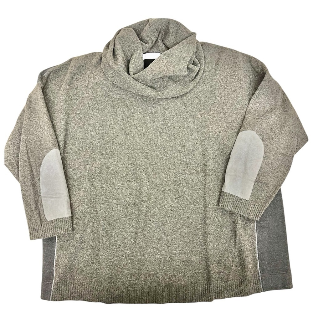 Fabiana Filippi Silk Cashmere Knit Cropped Gray Size L $995
